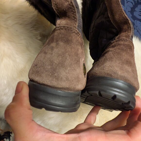 Brown Coach Suede Quilted Talon Boot - Picture 9 of 9